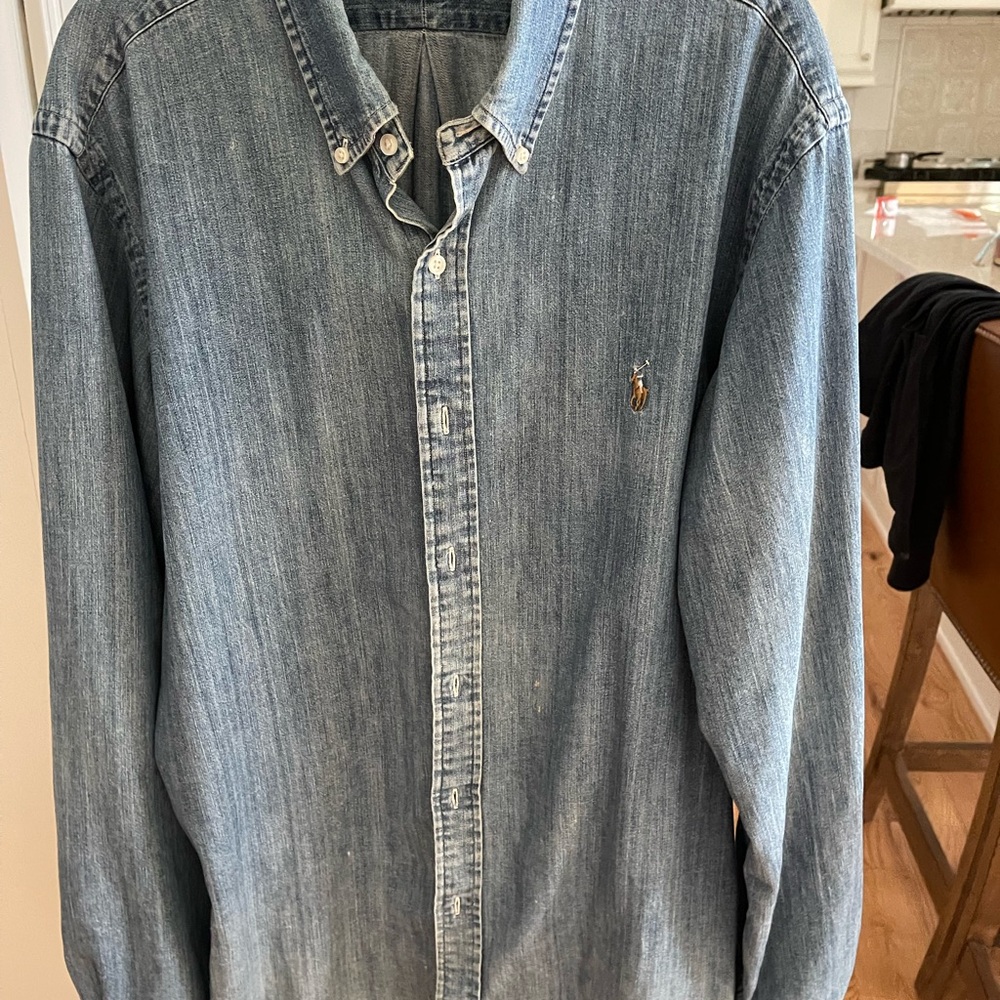 Mens XL Mens Lauren denim shirt